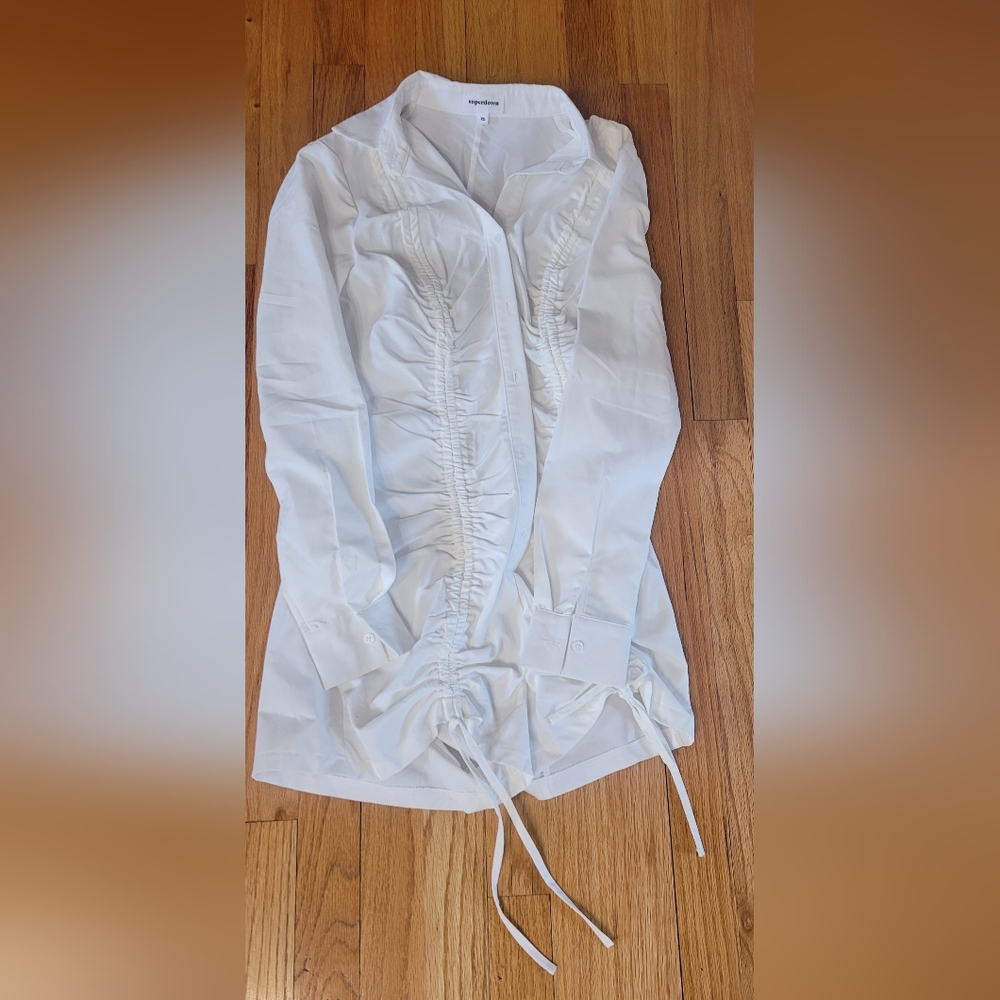 Superdown Candace Ruched Romper - Picture 4 of 12